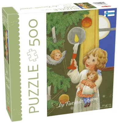 Tactic, Christmas Card, puzzle, 500 elementów