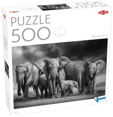 Tactic, Elephants, puzzle, 500 elementów
