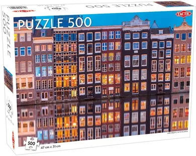 Tactic Games, Around the World Amsterdam Herlands, puzzle, 500 elementów