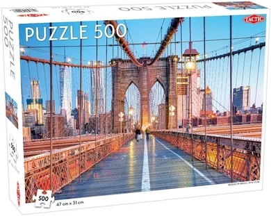 Tactic Games, Around the World Brooklyn Bridge New York, puzzle, 500 elementów