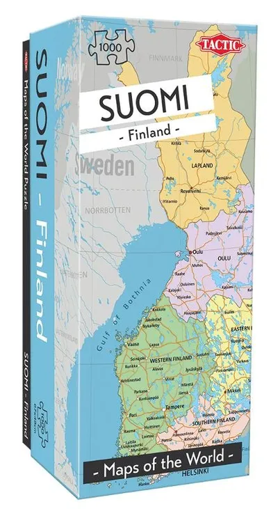 Tactic Games, Mapa Finlandia, puzzle, 1000 elementów