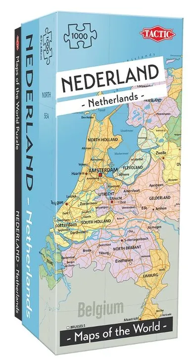 Tactic Games, Mapa Holandia, puzzle, 1000 elementów