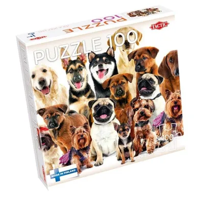 Tactic, Group of Cute Dogs, puzzle, 100 elementów