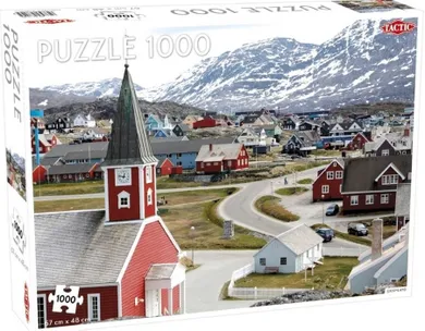 Tactic, Landscape, Greenland, puzzle, 1000 elementów
