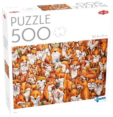 Tactic, Lisy, puzzle, 500 elementów