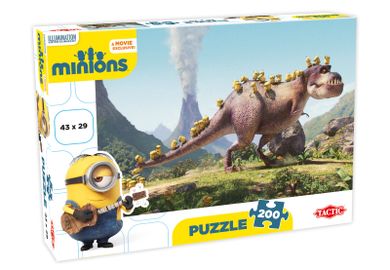 Tactic, Minionki, Dinozaur, puzzle, 200 elementów