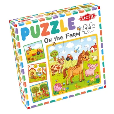 Tactic, Moje pierwsze puzzle, Farma, puzzle 6-4 elementy