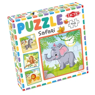 Tactic, Moje pierwsze puzzle, Safari, puzzle, 6-4 elementy