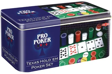 Tactic, Pro Poker Texas Hold'em, zestaw w puszce