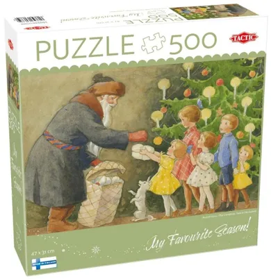 Tactic, The Christmas Tree is Decorated, puzzle, 500 elementów