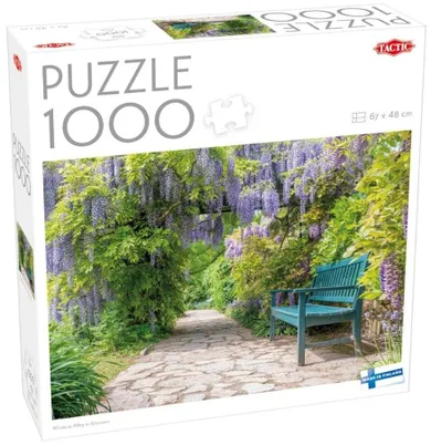 Tactic, Wisteria Alley in blossom, puzzle, 1000 elementów