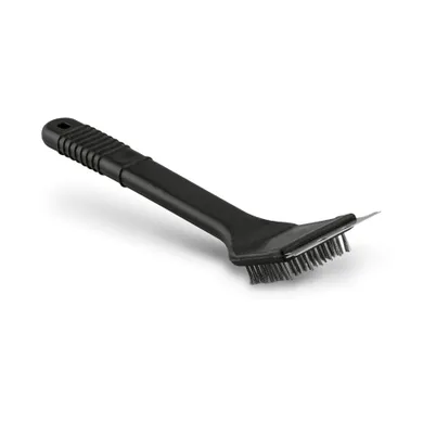 Tadar, BBQ, szczotka do grilla ze skrobakiem, 2w1, czarna