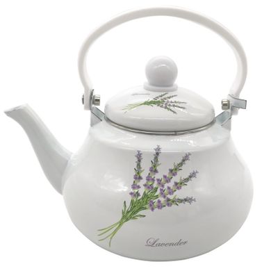 Tadar, czajnik emaliowany, lawenda, 1,5 l
