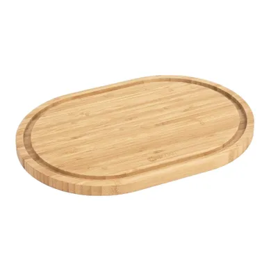 Tadar, drewniana deska bambusowa, owalna, 33-23-1,6 cm