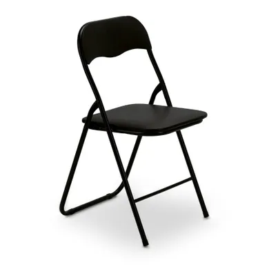 Tadar, krzesło turystyczne, składane, czarne, 44-47-79 cm