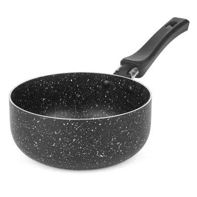 Tadar, Marmara Black, rondel marmurkowy non-stick, 16 cm