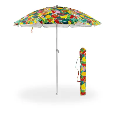 Tadar, parasol plażowy, łamany, tropical, 200 cm