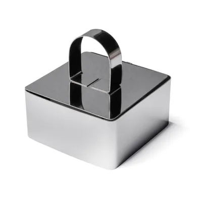 Tadar, pierścień kucharski do formowania potraw, 8.5-4 cm, kwadrat