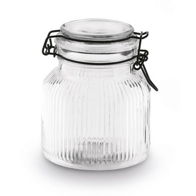 Tadar, Strip, szklany słoik z klipsem, 950 ml