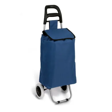 Tadar, wózek na zakupy na kółkach, granatowy, 35-30-95 cm