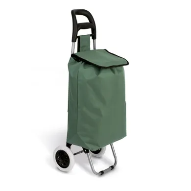Tadar, wózek na zakupy na kółkach, zielony, 35-30-95 cm