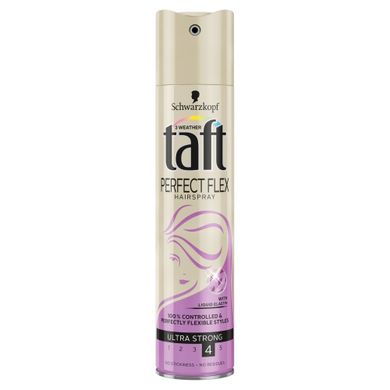 Taft, Perfect Flex, lakier do włosów, ultra mocny, 250 ml