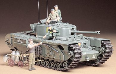Tamiya, Brit.Churchill Mk.VII Infantry, model do sklejania