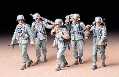 Tamiya, German Machine Gun Crew, figurki