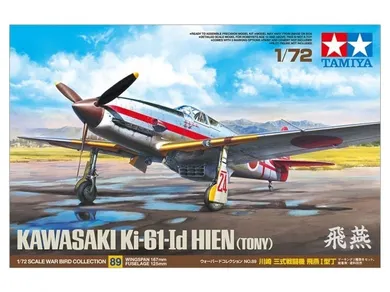 Tamiya, Kawasaki Ki-61 Id Hien Tony, samolot, model plastikowy