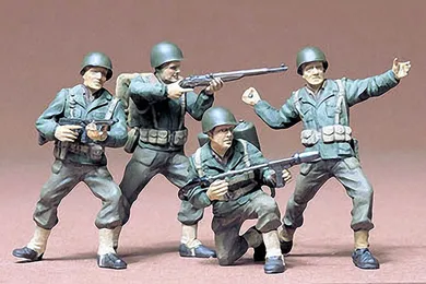 Tamiya, U.S. Army Infantry, figurki