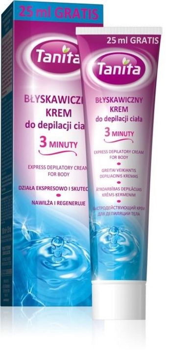 Tanita, 3 minutowy krem do depilacji, 100 ml
