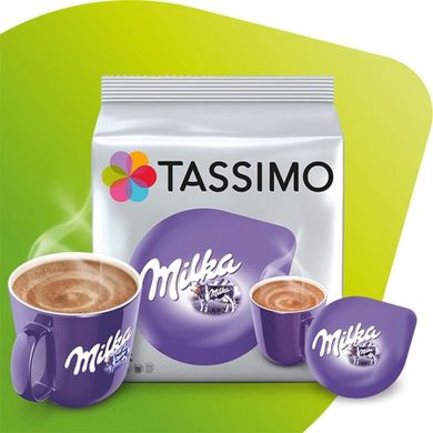 Tassimo, Milka, Gorąca Czekolada w kapsułkach, 8 kapsułek