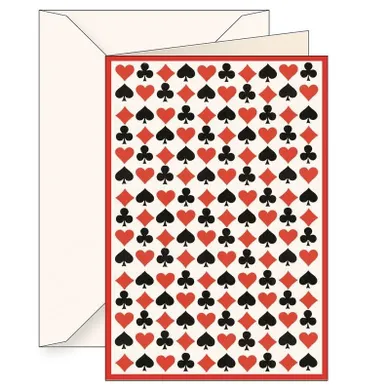 Tassotti, karnet B6 z kopertą, Kolory kart do gry