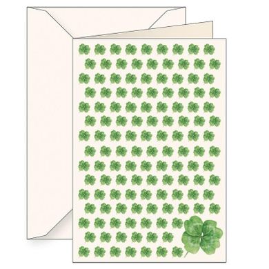 Tassotti, karnet B6 z kopertą, Koniczyny