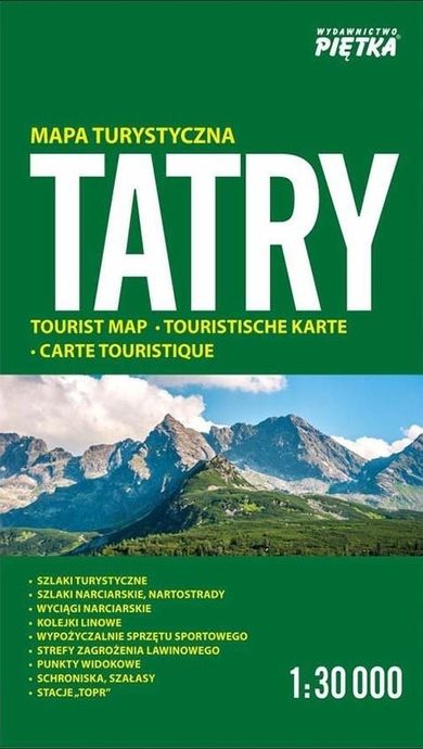 Tatry. Mapa turystyczna 1:30 000