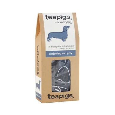 Teapigs, Darjeeling Earl Grey, herbata, 15 piramidek