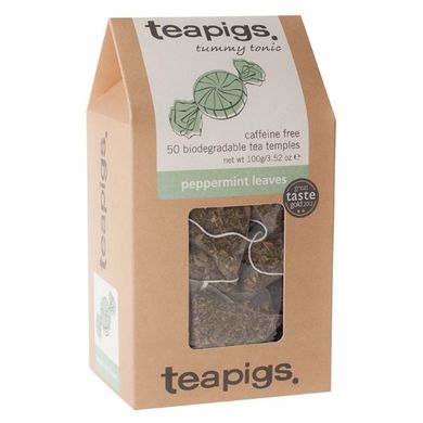 Teapigs, Peppermint Leaves, herbata, 50 piramidek