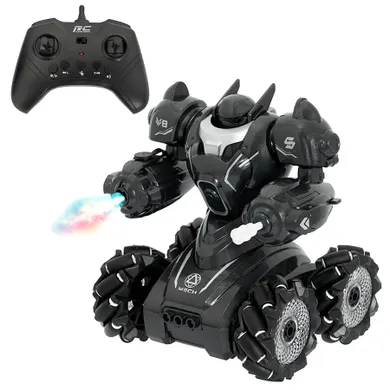 Tech-Bot, robot z funkcją pary, zabawka zdalnie sterowana