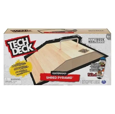 Tech Deck, drewniana rampa + deskorolka