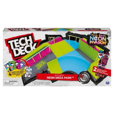 Tech Deck, neonowa mega rampa + 2 deskorolki