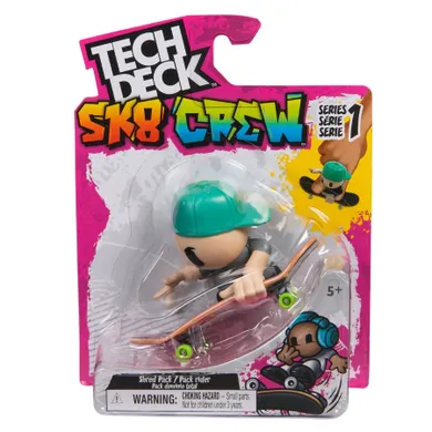Tech Deck, SK8 Crew, fingerboard z figurką, 96 mm