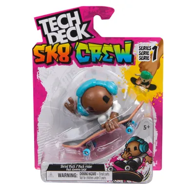 Tech Deck, SK8 Crew, fingerboard z figurką, 96 mm