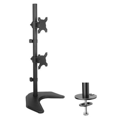 Techly, podstawa pod dwa monitory, biurkowa, pionowa, 13-27", LCD, 10 kg