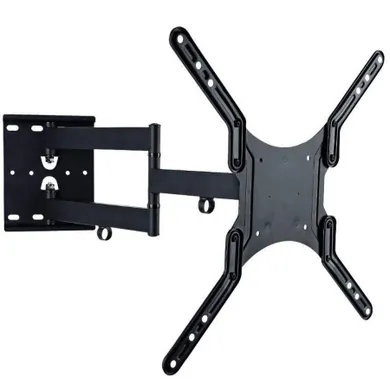 Techly, uchwyt ścienny, LCD/LED, 23-55", podwójne ramię, 45 kg, czarny