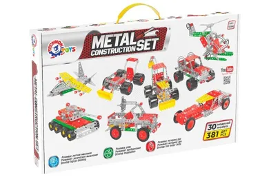 Technok, metalowe klocki konstrukcyjne, 381 elementów