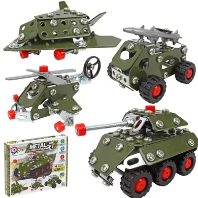 Technok, metalowe klocki konstrukcyjne, 430 elementów