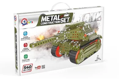 Technok, metalowe klocki konstrukcyjne, 540 elementów