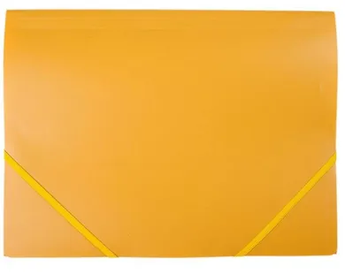 Teczka A4, plastikowa z gumką, żółta, 1 szt.
