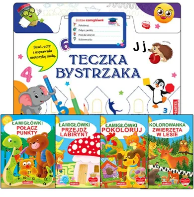 Teczka bystrzaka. Zestaw grafomotoryczny