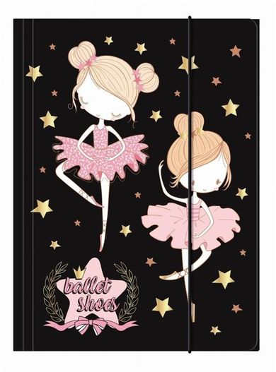 Teczka z gumką, A4, Baletnica, 1 szt.